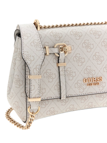 Guess Leona Logo Convrtbl Xbody Flap - Bone Logo Guess Guess Leona Logo Convrtbl Xbody Flap - Bone Logo