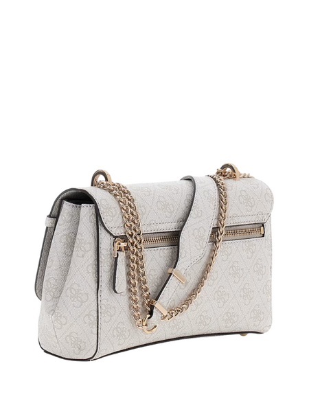 Guess Leona Logo Convrtbl Xbody Flap - Bone Logo Guess Guess Leona Logo Convrtbl Xbody Flap - Bone Logo