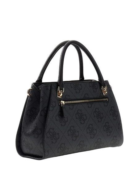 Guess Guess Noelle II Luxury Satchel - Coal Logo