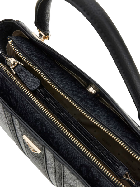 Guess Guess Noelle II Luxury Satchel - Coal Logo