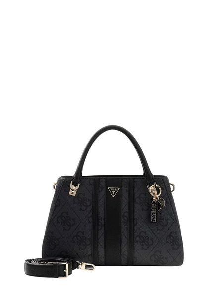 Guess Guess Noelle II Luxury Satchel - Coal Logo