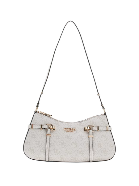 Guess Guess Leona Logo Shoulder Bag - Bone Logo