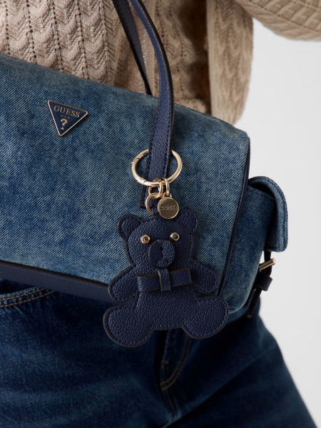 Guess Kassie Small Box Satchel - Denim Guess Guess Kassie Small Box Satchel - Denim