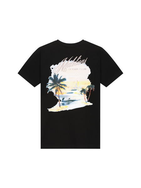 Malelions Malelions Kids Relaxed Yacht T-Shirt - Black Malelions Kids Relaxed Yacht T-Shirt - Black