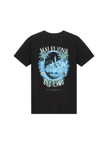Malelions Malelions Kids Relaxed Lago T-Shirt - Black Malelions Kids Relaxed Lago T-Shirt - Black