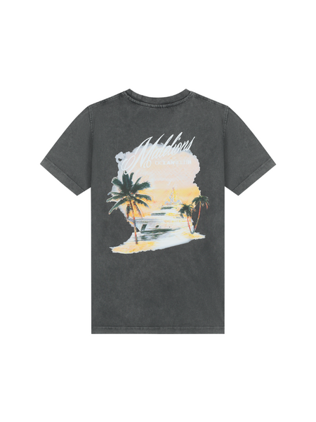 Malelions Malelions Kids Relaxed Yacht T-Shirt - Acid Wash Malelions Kids Relaxed Yacht T-Shirt - Acid Wash