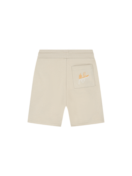 Malelions Kids Split Shorts - Beige/Orange Malelions Malelions Kids Split Shorts - Beige/Orange