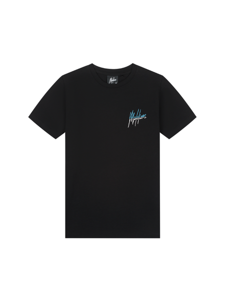 Malelions Malelions Kids Split T-Shirt - Black/Blue