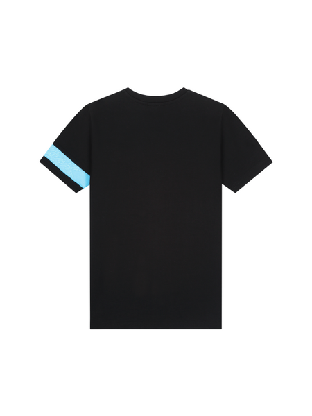 Malelions Kids Captain T-Shirt - Black/Blue Malelions Malelions Kids Captain T-Shirt - Black/Blue