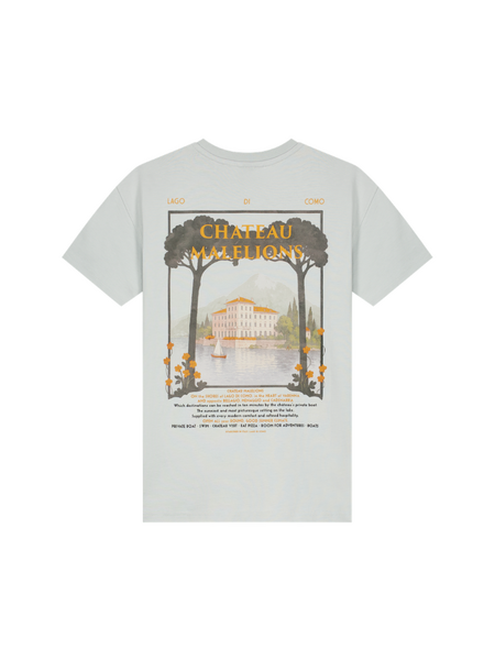 Malelions Malelions Kids Relaxed Chateau T-Shirt - Ocean Grey Malelions Kids Relaxed Chateau T-Shirt - Ocean Grey