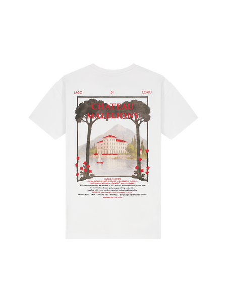 Malelions Malelions Kids Relaxed Chateau T-Shirt - White Malelions Kids Relaxed Chateau T-Shirt - White