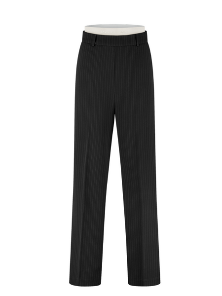 Malelions Women Pinstripe Pantalon - Black Malelions Malelions Women Pinstripe Pantalon - Black