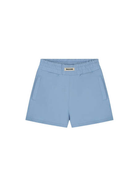 Malelions Malelions Women Patch Logo Shorts - Vista Blue Malelions Women Patch Logo Shorts - Vista Blue