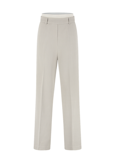 Malelions Women Pinstripe Pantalon - Sand Malelions Malelions Women Pinstripe Pantalon - Sand