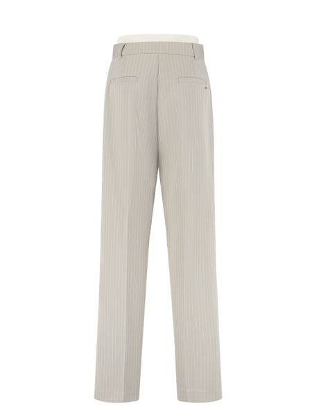 Malelions Women Pinstripe Pantalon - Sand Malelions Malelions Women Pinstripe Pantalon - Sand