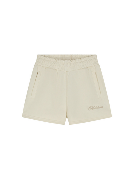 Malelions Malelions Women Kylie Shorts - Cream Malelions Women Kylie Shorts - Cream