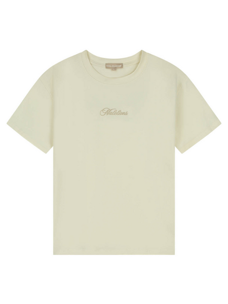 Malelions Malelions Women Kylie T-Shirt - Cream Malelions Women Kylie T-Shirt - Cream