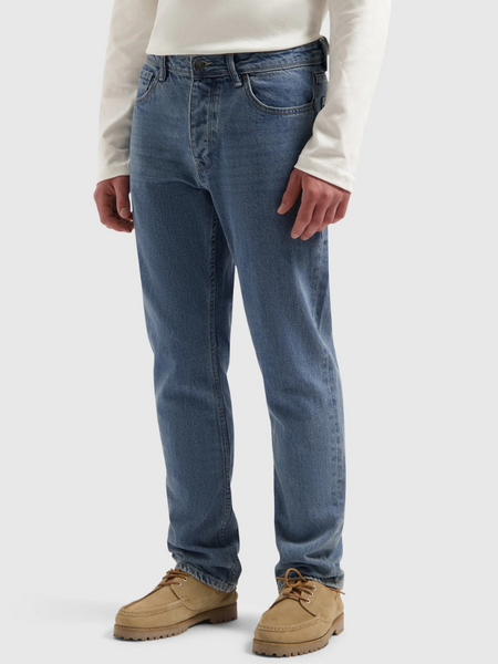Pure Path The Eric Regular Fit Jeans - Denim Mid Blue Pure Path Pure Path The Eric Regular Fit Jeans - Denim Mid Blue