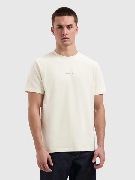 Pure Path Pure Path Family Crest T-shirt - Ecru