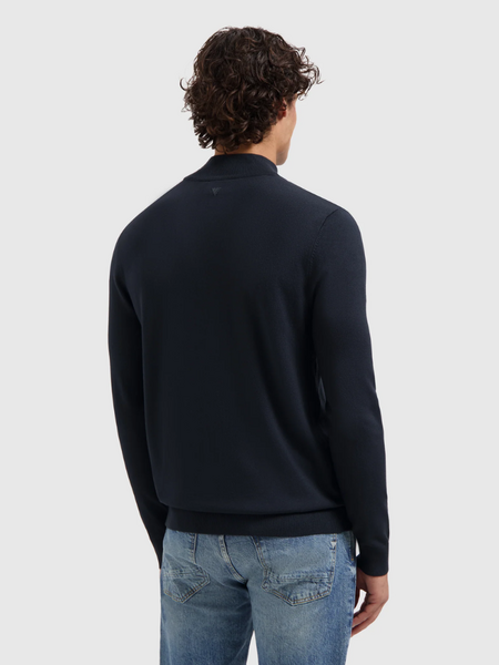 Pure Path Pure Path Essential Knitwear Mockneck Sweater - Dark Navy