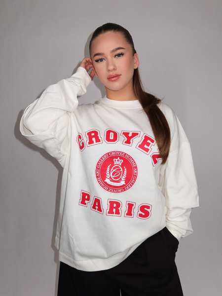 Croyez Women Bouclier Longsleeve - Off-White