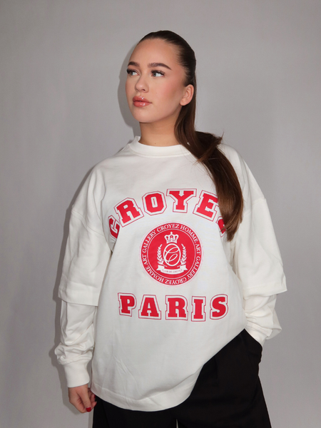 Croyez Croyez Women Bouclier Longsleeve - Off-White