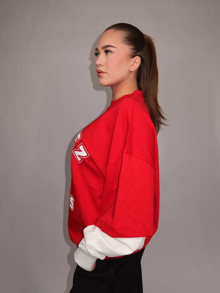 Croyez Croyez Women Bouclier Longsleeve - Red