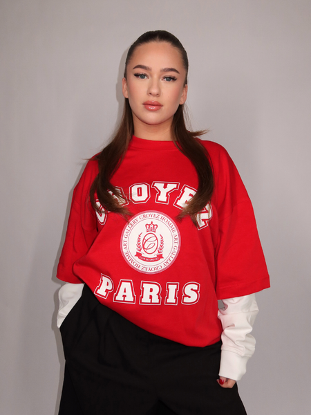 Croyez Croyez Women Bouclier Longsleeve - Red