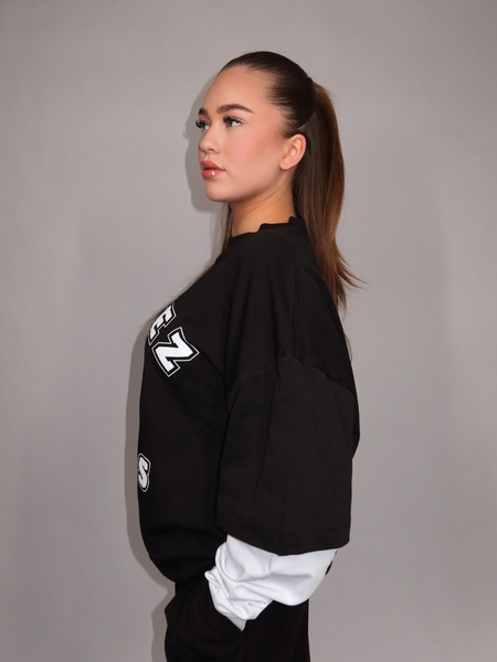 Croyez Croyez Women Bouclier Longsleeve - Vintage Black