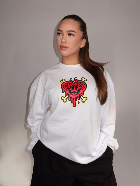 Croyez Women Sweet Like Candy Longsleeve - White