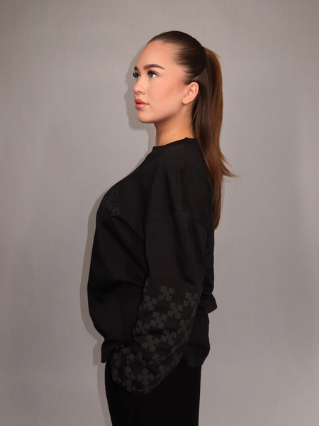 Croyez Croyez Women Cross Longsleeve - Vintage Black