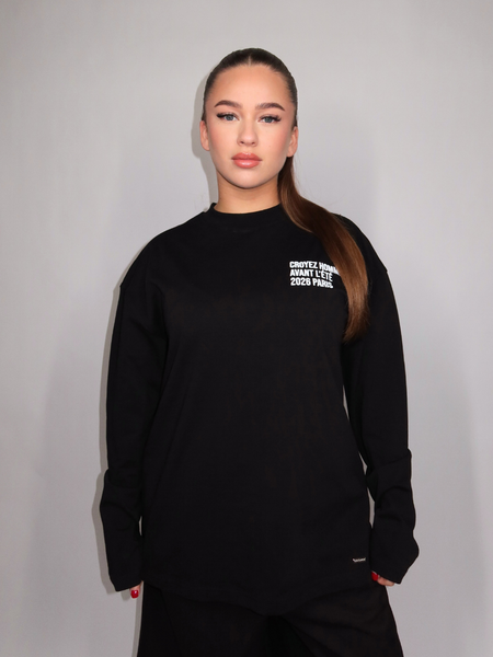 Croyez Croyez Women Classique Longsleeve - Black