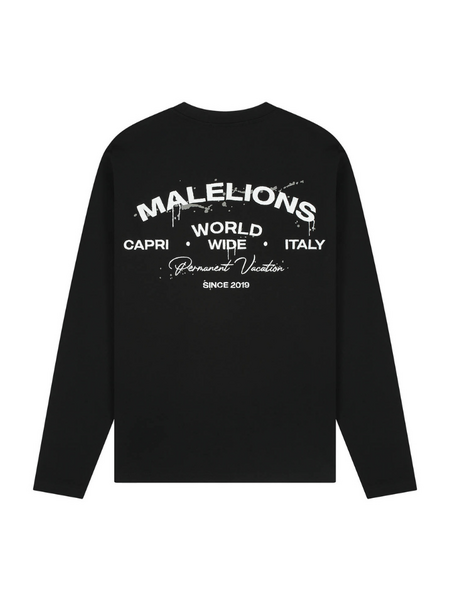 Malelions Malelions Permanent Vacation Longsleeve - Black