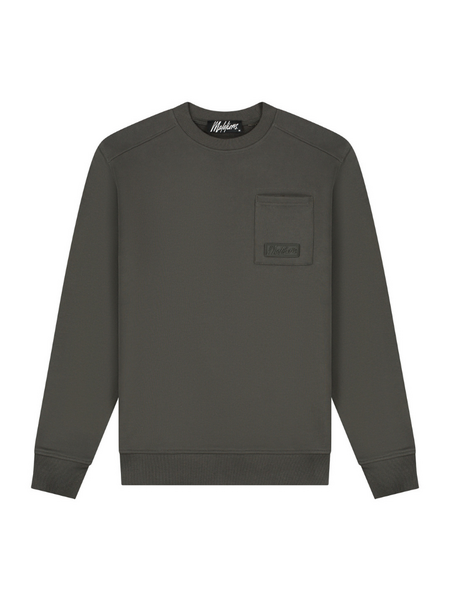 Malelions Malelions Pocket Sweater - Vintage Green Malelions Pocket Sweater - Vintage Green