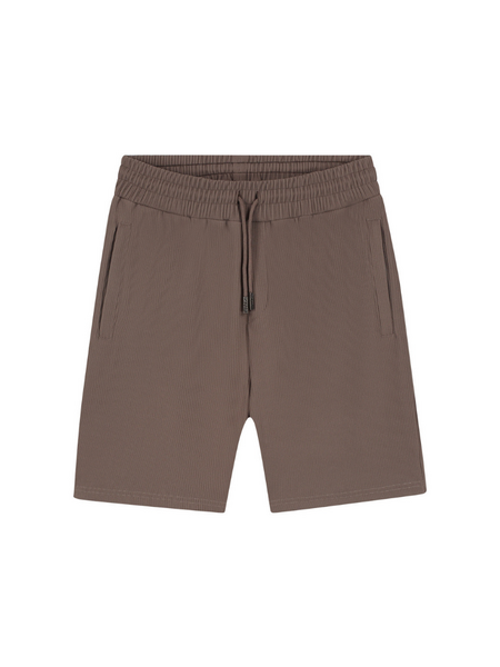 Malelions Malelions Ribbed Shorts - Brown Malelions Ribbed Shorts - Brown