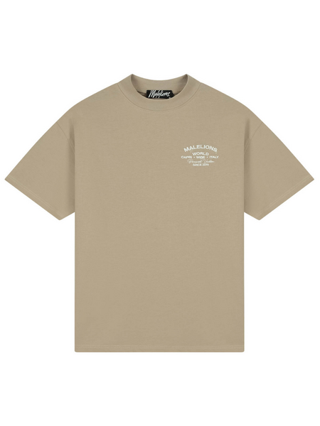 Malelions Malelions Permanent Vacation T-Shirt - Sage Brown
