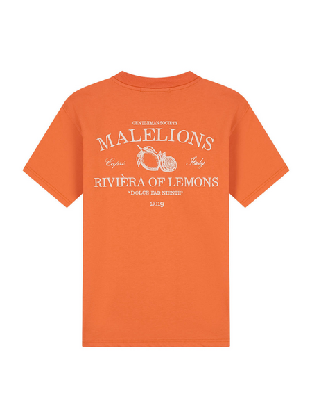 Malelions Malelions Riviera T-Shirt - Coral