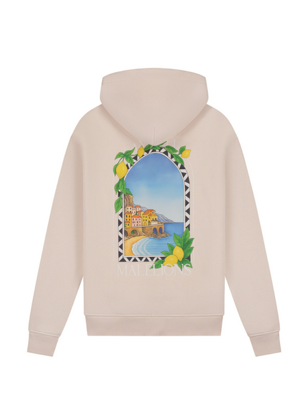 Malelions Malelions Amalfi Window Zip Hoodie - Light Pink