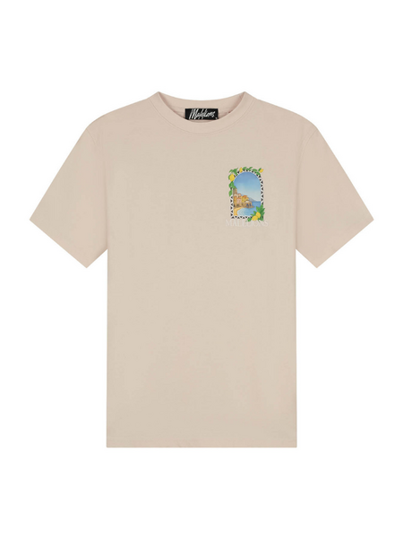 Malelions Malelions Amalfi Window T-Shirt - Light Pink