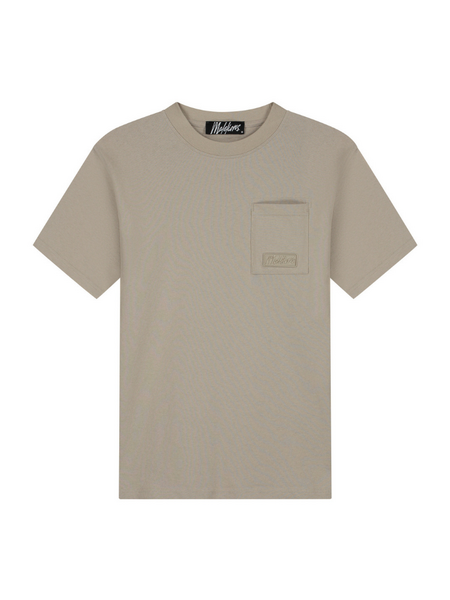 Malelions Malelions Pocket T-Shirt - Light Taupe Malelions Pocket T-Shirt - Light Taupe