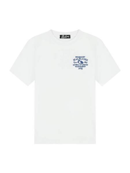Malelions Malelions Riviera T-Shirt - White