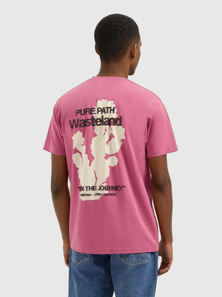 Pure Path Desert Wasteland T-Shirt - Raspberry