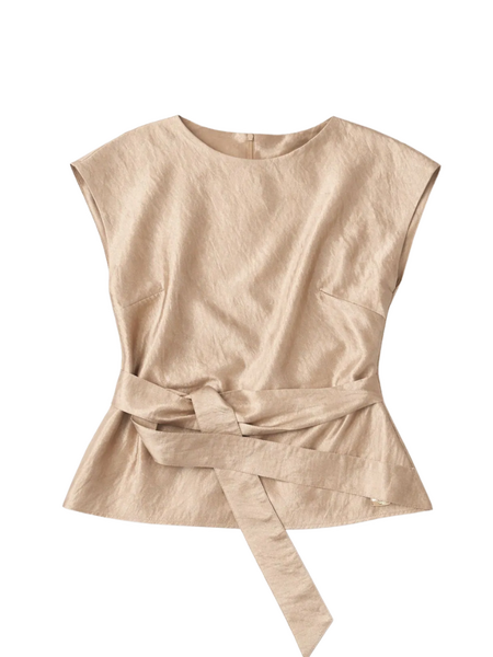 Nikkie Nikkie Porlamar Top - Travertine