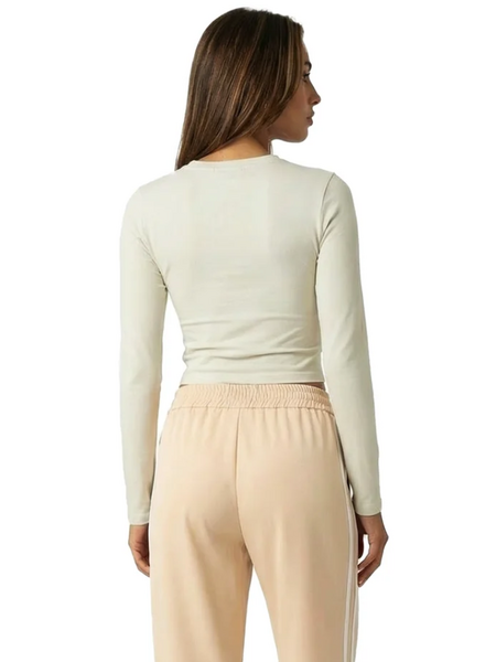 Malelions Malelions Women Studio Longsleeve Top - Cream