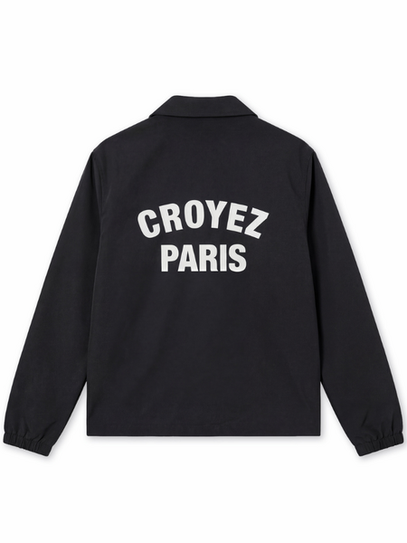 Croyez Croyez Paris Coach Jacket - Black