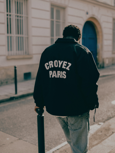 Croyez Croyez Paris Coach Jacket - Black