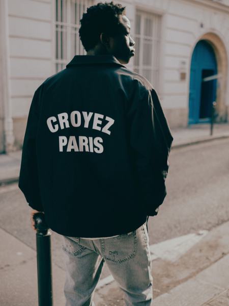 Croyez Croyez Paris Coach Jacket - Black