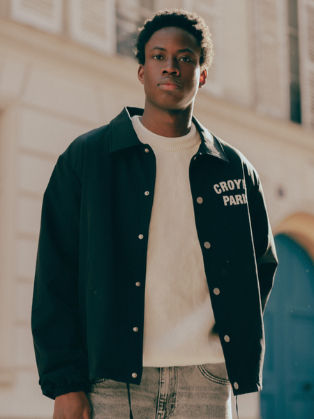 Croyez Croyez Paris Coach Jacket - Black