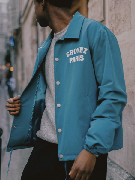 Croyez Croyez Paris Coach Jacket - Dark Teal
