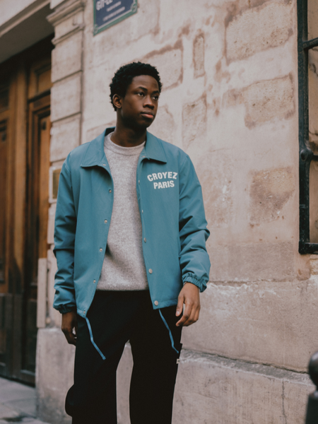 Croyez Croyez Paris Coach Jacket - Dark Teal